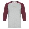 ATC0822 - EUROSPUN RING SPUN BASEBALL TEE Thumbnail